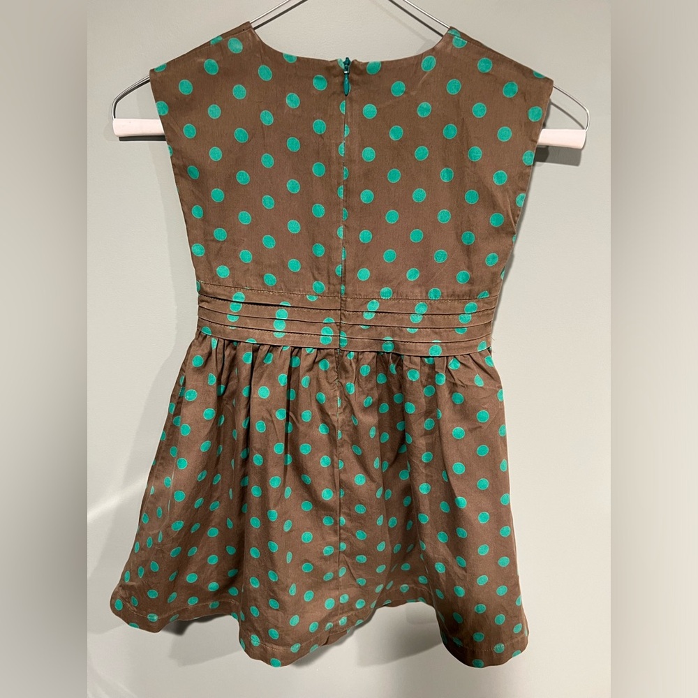 Mini Boden girls polka dot dress size 4-5. - Picture 3 of 4